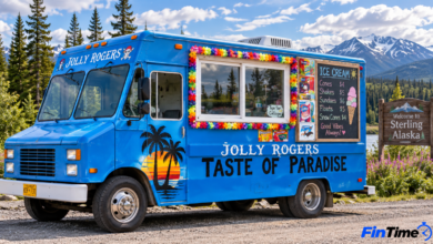 The Jolly Rogers Taste of Paradise Ice Cream Truck in Sterling AK